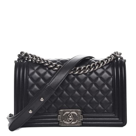 chanel silver boy bag|chanel boy online shop.